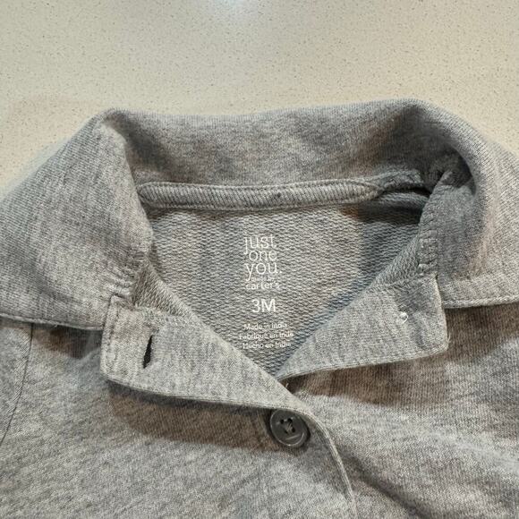 Carter's 3M Baby Girl Grey and Floral Jacket Bundle (2) - Picture 8 of 8